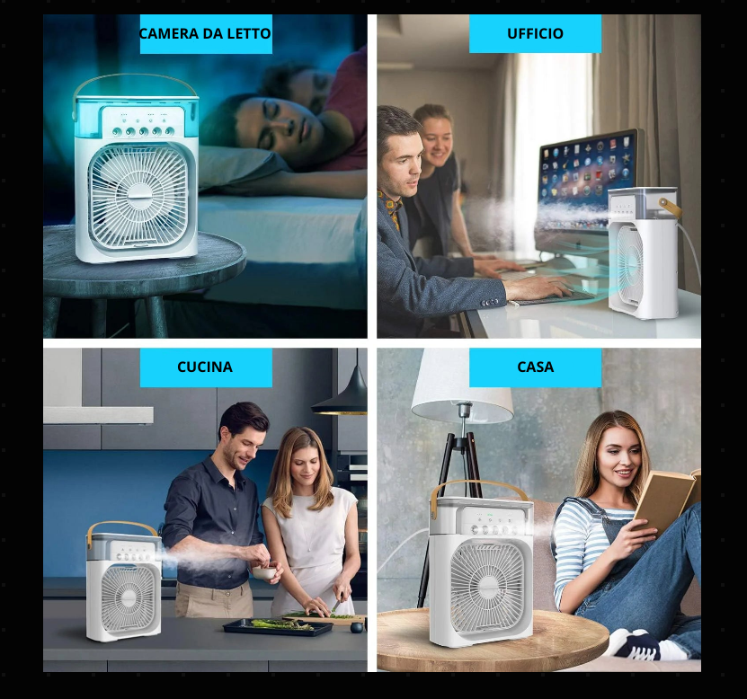 FreshFlazer - Il Ventilatore Portatile Che Rinfresca Davvero